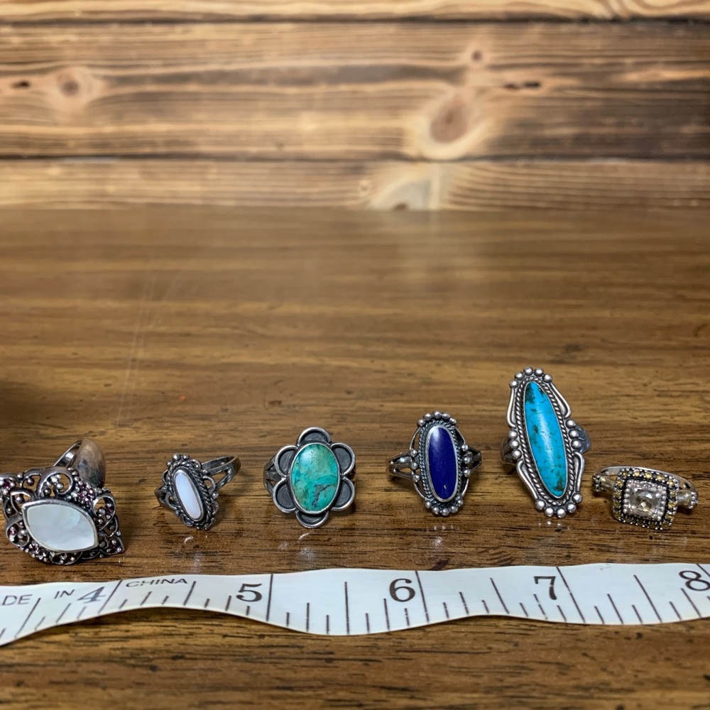 Old Vintage Art Deco Rings